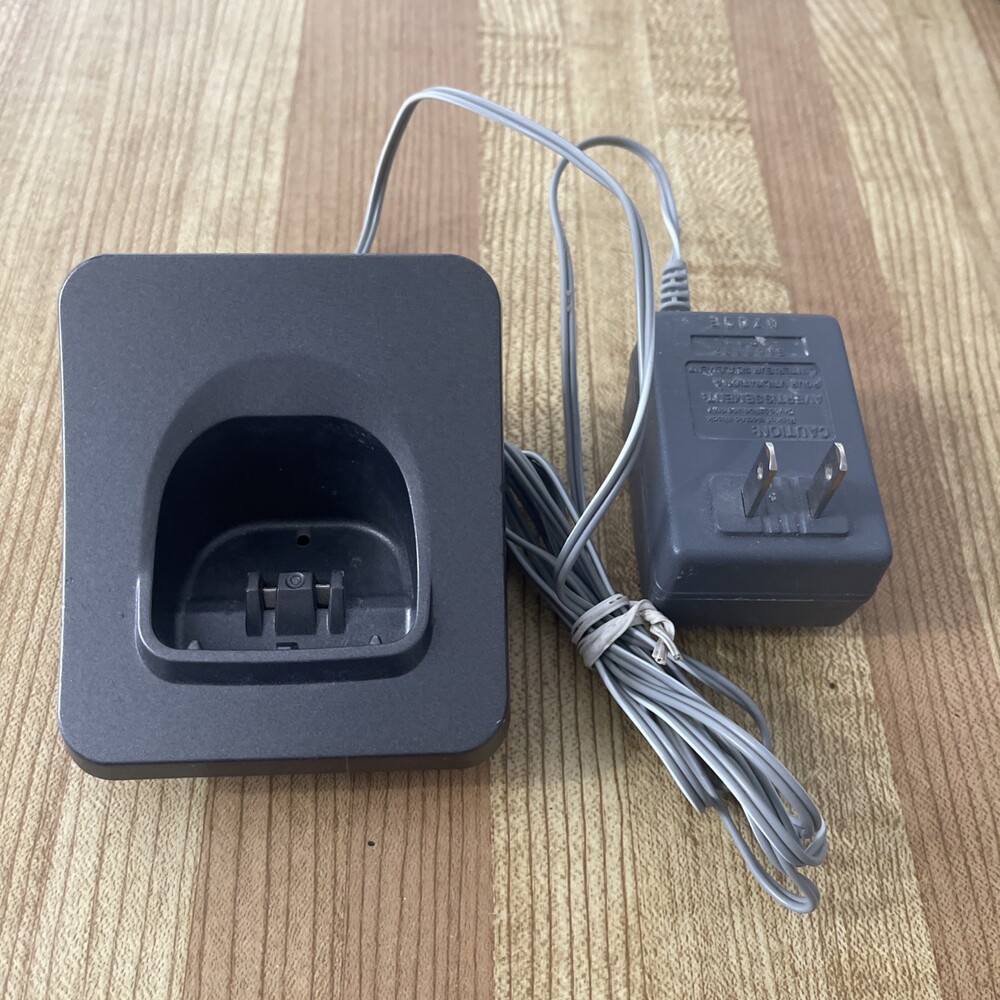 Panasonic PQLV30054ZAB Cordless Phone Handset Charger w/ PQLV208 AC Adaptor